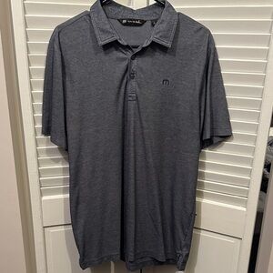 Travis Mathew Charcoal Polo Shirt